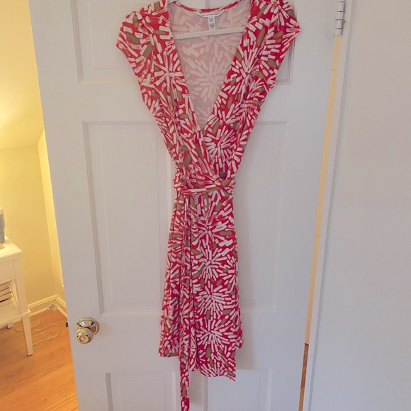 Diane Von Furstenberg Silk Wrap Dress - Picture 1 of 3